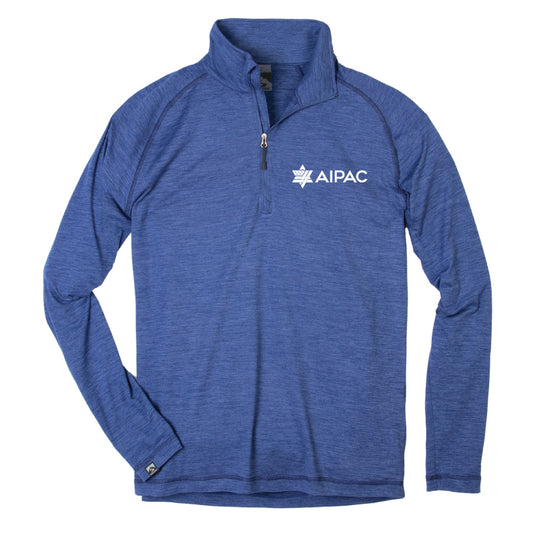 Men's Embroidered AIPAC Quarter Zip