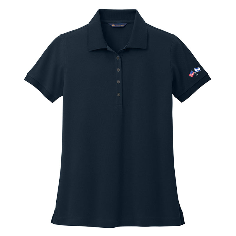 Women's Brooks Brothers Embroidered U.S.-Israel Polo