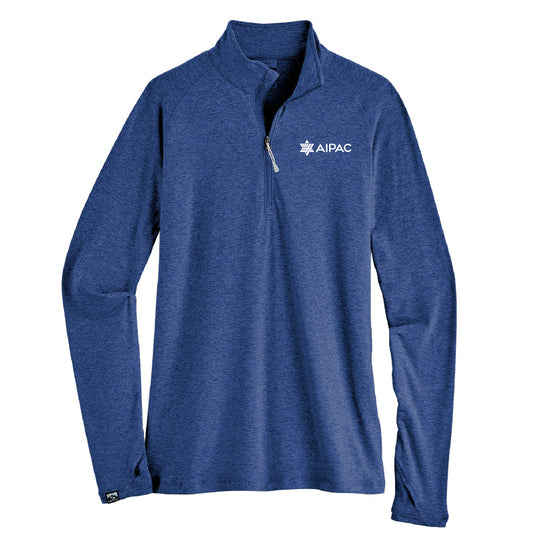 Women's Embroidered AIPAC Quarter Zip