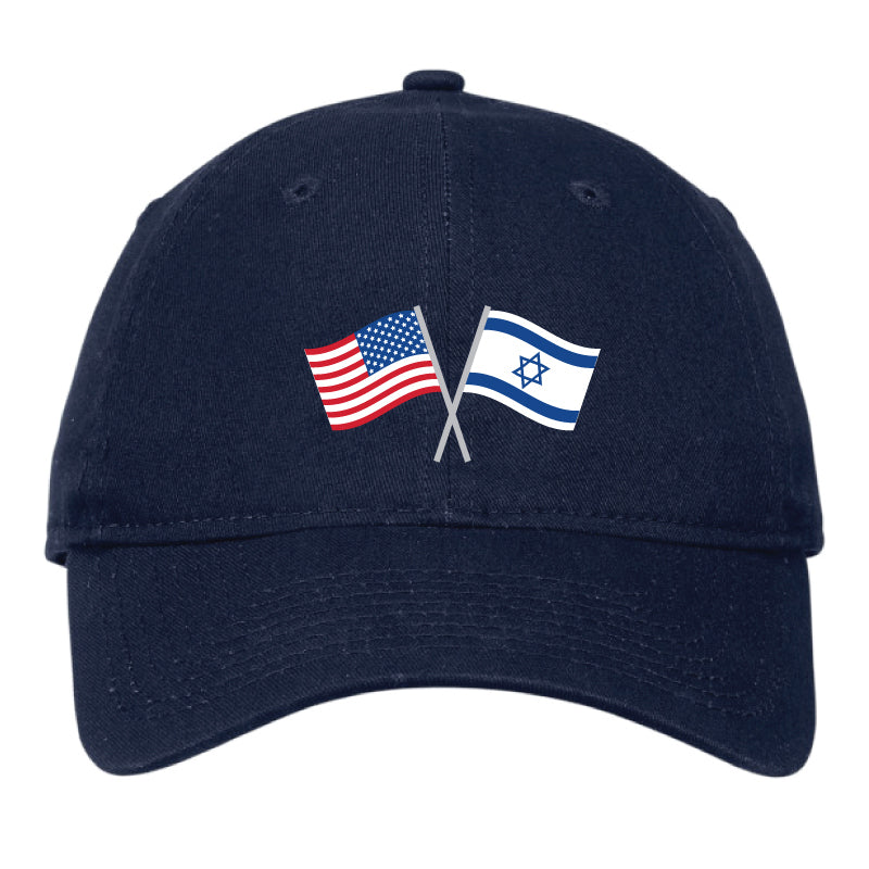 New Era® Unstructured Cap - U.S.-Israel Flags